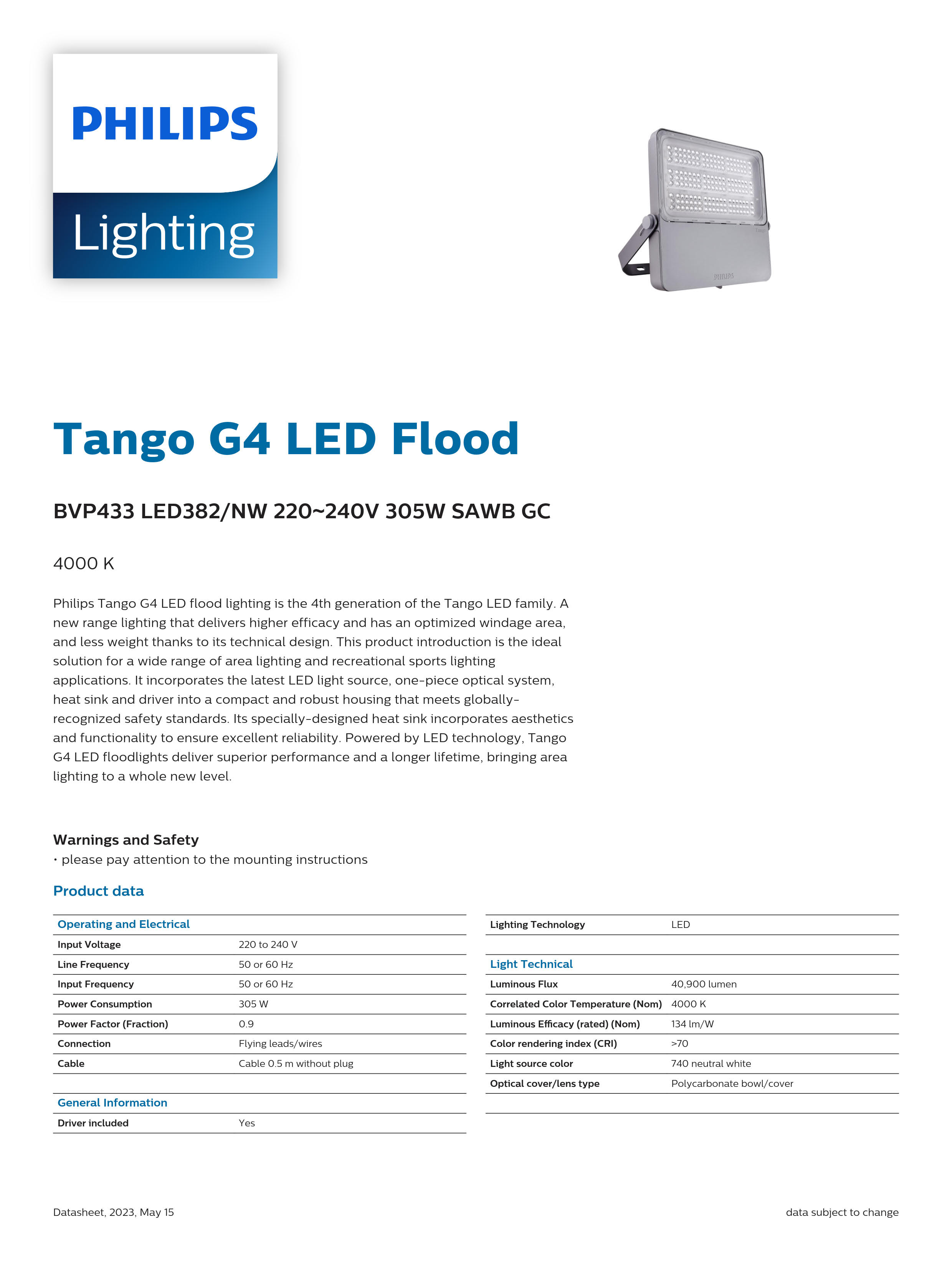 PHILIPS BVP433 LED382/NW 220~240V 305W SAWB GC 911401699906 PHILIPS BVP433 LED382/NW 220~240V 305W SAWB GC 911401699906