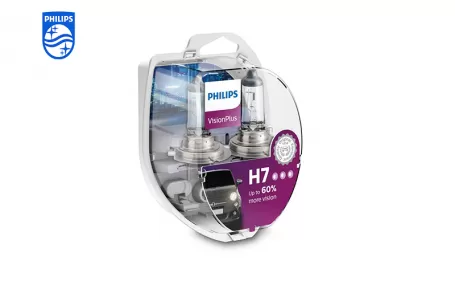 PHILIPS Vision plus car headlight bulb H7 12V 55W PX26d 12972VPS2 928205217120