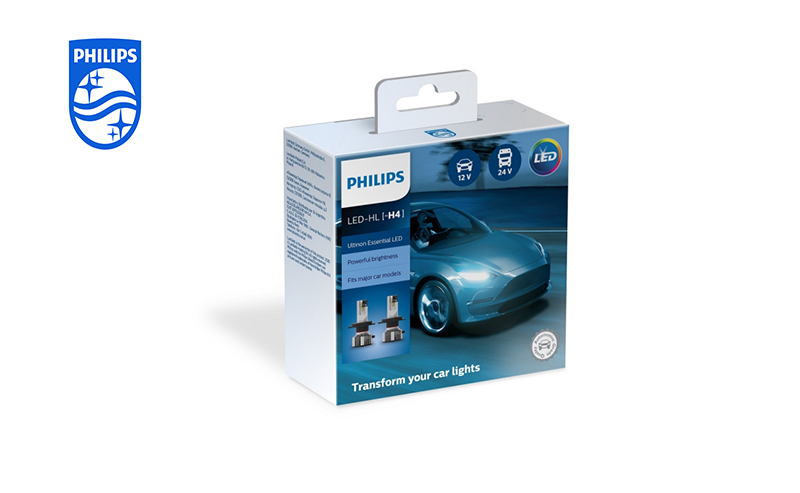 philips ultinon access led car headlight bulb h4